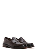 Erkek Kahverengi Deri Klasik Loafer | Derimod Erkek Kahverengi Deri Klasik Loafer | Derimod