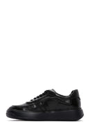 Erkek Siyah Deri Kalın Tabanlı Sneaker | Derimod Erkek Siyah Deri Kalın Tabanlı Sneaker | Derimod