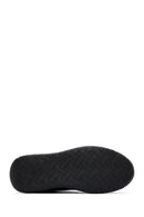 Erkek Siyah Deri Kalın Tabanlı Sneaker | Derimod Erkek Siyah Deri Kalın Tabanlı Sneaker | Derimod