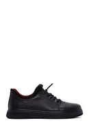 Erkek Siyah Deri Sneaker | Derimod Erkek Siyah Deri Sneaker | Derimod