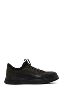 Erkek Haki Nubuk Deri Sneaker | Derimod Erkek Haki Nubuk Deri Sneaker | Derimod