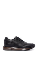 Men's Black Nubuck Leather Sneaker | Derimod Men's Black Nubuck Leather Sneaker | Derimod
