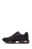 Men's Black Nubuck Leather Sneaker | Derimod Men's Black Nubuck Leather Sneaker | Derimod