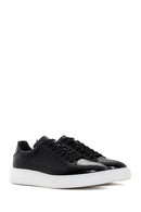 Erkek Siyah Deri Sneaker | Derimod Erkek Siyah Deri Sneaker | Derimod