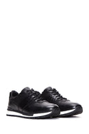 Men's Black Leather Sneaker | Derimod Men's Black Leather Sneaker | Derimod