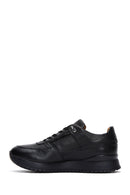 Erkek Siyah Deri Sneaker | Derimod Erkek Siyah Deri Sneaker | Derimod
