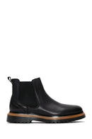 Men's Black Leather Casual Chelsea Boots | Derimod Men's Black Leather Casual Chelsea Boots | Derimod