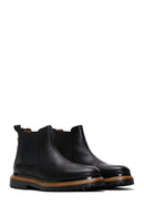 Men's Black Leather Casual Chelsea Boots | Derimod Men's Black Leather Casual Chelsea Boots | Derimod