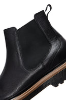 Men's Black Leather Casual Chelsea Boots | Derimod Men's Black Leather Casual Chelsea Boots | Derimod