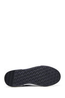 Erkek Siyah Deri Kalın Tabanlı Sneaker | Derimod Erkek Siyah Deri Kalın Tabanlı Sneaker | Derimod