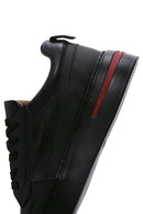 Erkek Siyah Deri Sneaker | Derimod Erkek Siyah Deri Sneaker | Derimod