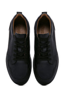 Erkek Siyah Deri Sneaker | Derimod Erkek Siyah Deri Sneaker | Derimod