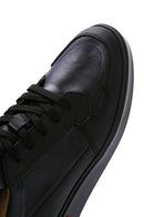 Erkek Siyah Deri Sneaker | Derimod Erkek Siyah Deri Sneaker | Derimod