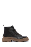 Men's Brown Leather Casual Boots | Derimod Men's Brown Leather Casual Boots | Derimod