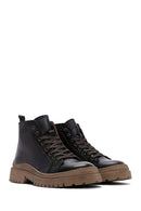 Men's Brown Leather Casual Boots | Derimod Men's Brown Leather Casual Boots | Derimod