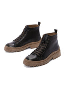 Men's Brown Leather Casual Boots | Derimod Men's Brown Leather Casual Boots | Derimod