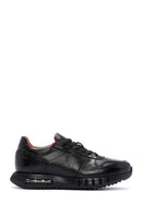 Erkek Siyah Deri Sneaker | Derimod Erkek Siyah Deri Sneaker | Derimod