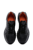 Erkek Siyah Deri Sneaker | Derimod Erkek Siyah Deri Sneaker | Derimod
