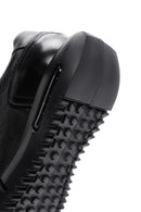Erkek Siyah Deri Sneaker | Derimod Erkek Siyah Deri Sneaker | Derimod
