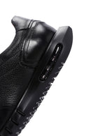 Erkek Siyah Deri Sneaker | Derimod Erkek Siyah Deri Sneaker | Derimod