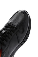 Erkek Siyah Deri Sneaker | Derimod Erkek Siyah Deri Sneaker | Derimod