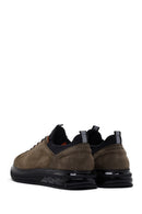 Erkek Haki Nubuk Deri Casual Sneaker | Derimod Erkek Haki Nubuk Deri Casual Sneaker | Derimod