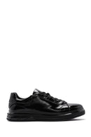 Erkek Siyah Rugan Deri Sneaker | Derimod Erkek Siyah Rugan Deri Sneaker | Derimod