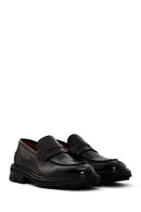 Erkek Siyah Rugan Deri Casual Loafer | Derimod Erkek Siyah Rugan Deri Casual Loafer | Derimod