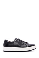 Erkek Siyah Deri Sneaker | Derimod Erkek Siyah Deri Sneaker | Derimod