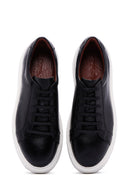 Erkek Siyah Deri Sneaker | Derimod Erkek Siyah Deri Sneaker | Derimod