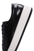 Erkek Siyah Deri Sneaker | Derimod Erkek Siyah Deri Sneaker | Derimod