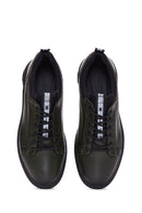 Erkek Haki Deri Casual Sneaker | Derimod Erkek Haki Deri Casual Sneaker | Derimod