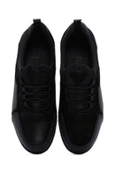 Erkek Siyah Deri Sneaker | Derimod Erkek Siyah Deri Sneaker | Derimod