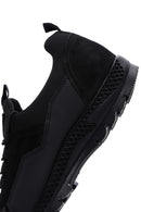 Erkek Siyah Deri Sneaker | Derimod Erkek Siyah Deri Sneaker | Derimod