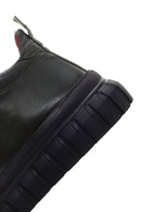 Erkek Haki Kalın Tabanlı Deri Blekli Sneaker Bot | Derimod Erkek Haki Kalın Tabanlı Deri Blekli Sneaker Bot | Derimod