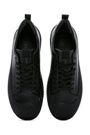 Erkek Siyah Deri Sneaker | Derimod Erkek Siyah Deri Sneaker | Derimod
