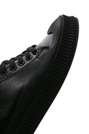 Erkek Siyah Deri Sneaker | Derimod Erkek Siyah Deri Sneaker | Derimod