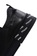 Men's Black Leather Sneaker | Derimod Men's Black Leather Sneaker | Derimod