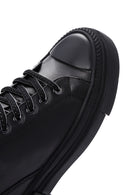 Men's Black Leather Sneaker | Derimod Men's Black Leather Sneaker | Derimod