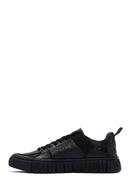 Erkek Siyah Deri Sneaker | Derimod Erkek Siyah Deri Sneaker | Derimod