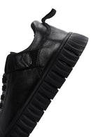 Erkek Siyah Deri Sneaker | Derimod Erkek Siyah Deri Sneaker | Derimod