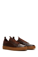 Men's Brown Leather Sneaker | Derimod Men's Brown Leather Sneaker | Derimod
