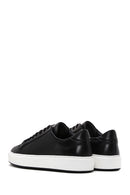 Erkek Siyah Deri Kalın Tabanlı Sneaker | Derimod Erkek Siyah Deri Kalın Tabanlı Sneaker | Derimod