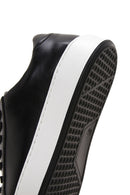 Erkek Siyah Deri Kalın Tabanlı Sneaker | Derimod Erkek Siyah Deri Kalın Tabanlı Sneaker | Derimod