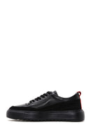 Erkek Siyah Deri Sneaker | Derimod Erkek Siyah Deri Sneaker | Derimod