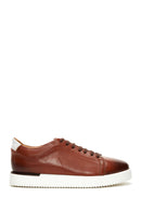 Men's Tan Leather Sneaker | Derimod Men's Tan Leather Sneaker | Derimod