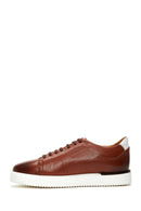 Men's Tan Leather Sneaker | Derimod Men's Tan Leather Sneaker | Derimod