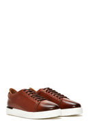 Men's Tan Leather Sneaker | Derimod Men's Tan Leather Sneaker | Derimod