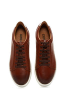 Men's Tan Leather Sneaker | Derimod Men's Tan Leather Sneaker | Derimod