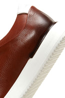 Men's Tan Leather Sneaker | Derimod Men's Tan Leather Sneaker | Derimod